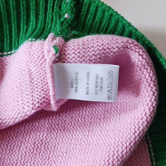 NWT Olivia Rubin Colorblock Cardigan Sweater Size L - Picture 8 of 8